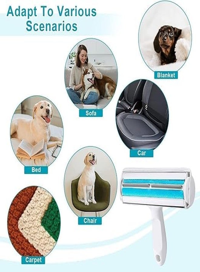 DORLANK Pet Hair Remover Roller, Reusable Animal Hair Removal Brush for Dogs and Cats, Self Clean Pet Fur from Carpet, Furniture, Rugs, Laundry, Clothes and Bedding, Sofa, (Multicolor) - Image 2